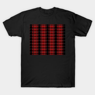 red check print T-Shirt